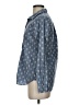 Garnet Hill Paisley Blue Long Sleeve Button-Down Shirt Size 2 - photo 5