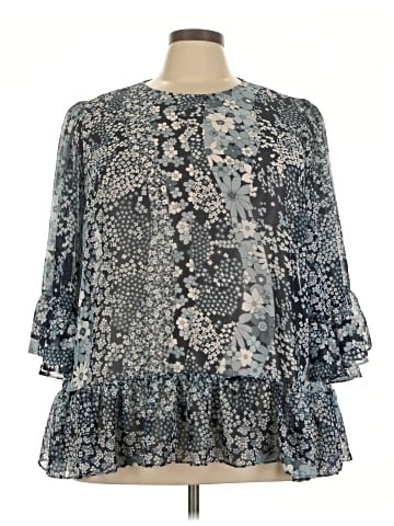 MICHAEL Michael Kors 3/4 Sleeve Blouse (view 1)