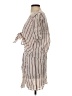 Sabo 100% Polyester Stripes Tan Casual Dress Size XS - photo 5