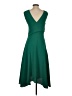 Reiss 100% Polyester Solid Green Cocktail Dress Size S (estimated) - photo 2