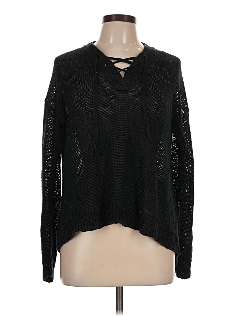 Pre-owned Jcrew Pullover Sweater In Black