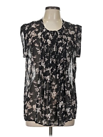 Black Rainn Short Sleeve Blouse (view 1)