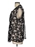 Black Rainn 100% Polyester Black Short Sleeve Blouse Size L - photo 5