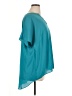 Worthington 100% Polyester Teal Short Sleeve Blouse Size 1X - photo 4