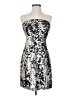Decode 1.8 100% Polyester Metallic Silver Cocktail Dress Size 2 - photo 1