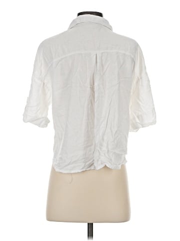 Zara 3/4 Sleeve Button-Down Shirt (view 2)