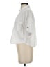 Zara White 3/4 Sleeve Button-Down Shirt Size S - photo 5