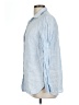J. McLaughlin 100% Linen Blue Long Sleeve Button-Down Shirt Size L - photo 5