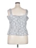 Alex Evenings 100% Polyester Silver Sleeveless Top Size 3X - photo 2