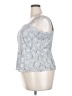 Alex Evenings 100% Polyester Silver Sleeveless Top Size 3X - photo 5
