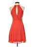 Express 100% Polyester Solid Orange Cocktail Dress Size 4 - photo 2