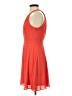 Express 100% Polyester Solid Orange Cocktail Dress Size 4 - photo 5