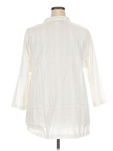 Caribbean Joe 3/4 Sleeve Blouse (view 2)
