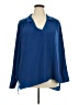Universal Standard 100% Polyester Blue 3/4 Sleeve Blouse Size 22 (L) - photo 1