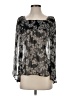 Fire Los Angeles Black Long Sleeve Blouse Size S - photo 1