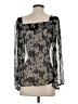 Fire Los Angeles Black Long Sleeve Blouse Size S - photo 2