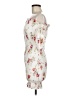 Aqua 100% Polyester Floral White Cocktail Dress Size M - photo 5