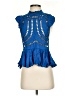 Free People 100% Rayon Blue Sleeveless Blouse Size S - photo 1
