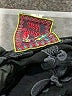 Johnny Was 100% Rayon Black 3/4 Sleeve Blouse Size XL - photo 7