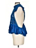 Free People 100% Rayon Blue Sleeveless Blouse Size S - photo 5