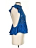 Free People 100% Rayon Blue Sleeveless Blouse Size S - photo 4