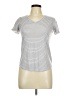 Wallflower Stripes Silver Short Sleeve T-Shirt Size M - photo 1