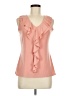 DressBarn Pink Sleeveless Blouse Size M - photo 1