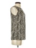 Willi Smith 100% Polyester Ivory Sleeveless Blouse Size S - photo 4