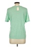 Maje 100% Linen Green Short Sleeve Top Size Lg (3) - photo 2