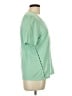 Maje 100% Linen Green Short Sleeve Top Size Lg (3) - photo 4