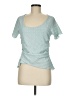 Venus Teal Short Sleeve Top Size M - photo 1