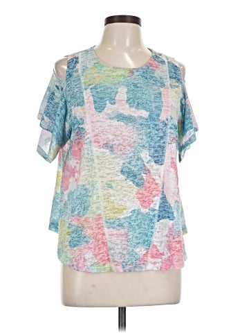 Ethyl Short Sleeve Blouse (view 1)
