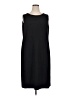 Kasper Solid Black Casual Dress Size 16 - photo 1