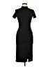 Popular 21 Solid Black Casual Dress Size L - photo 1