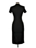 Popular 21 Solid Black Casual Dress Size L - photo 2