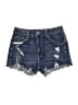 Shein Blue Denim Shorts Size 6 - photo 1