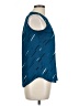 Apt. 9 100% Polyester Blue Sleeveless Blouse Size L - photo 4
