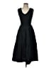 Jason Wu Solid Black Casual Dress Size L - photo 1