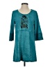 Soft Surroundings Teal 3/4 Sleeve Blouse Size S (petite) - photo 1