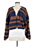 Double Zero 100% Polyester Blue Cardigan Size M - photo 1