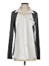 Cherish Color Block Gray Long Sleeve Blouse Size S - photo 1