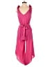 Belongsci Solid Pink Jumpsuit Size S - photo 1