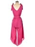 Belongsci Solid Pink Jumpsuit Size S - photo 2