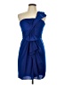BCBGMAXAZRIA 100% Polyester Blue Cocktail Dress Size 10 - photo 1