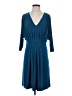 Komarov Solid Teal Cocktail Dress Size Sm (1) - photo 1