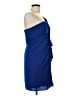 BCBGMAXAZRIA 100% Polyester Blue Cocktail Dress Size 10 - photo 4