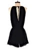 Lavender Brown 100% Silk Solid Black Romper Size S - photo 2