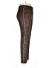 Vocal Animal Print Brown Casual Pants Size XL - photo 4