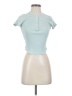 Fitz + Eddi Blue Short Sleeve Henley Size S - photo 1