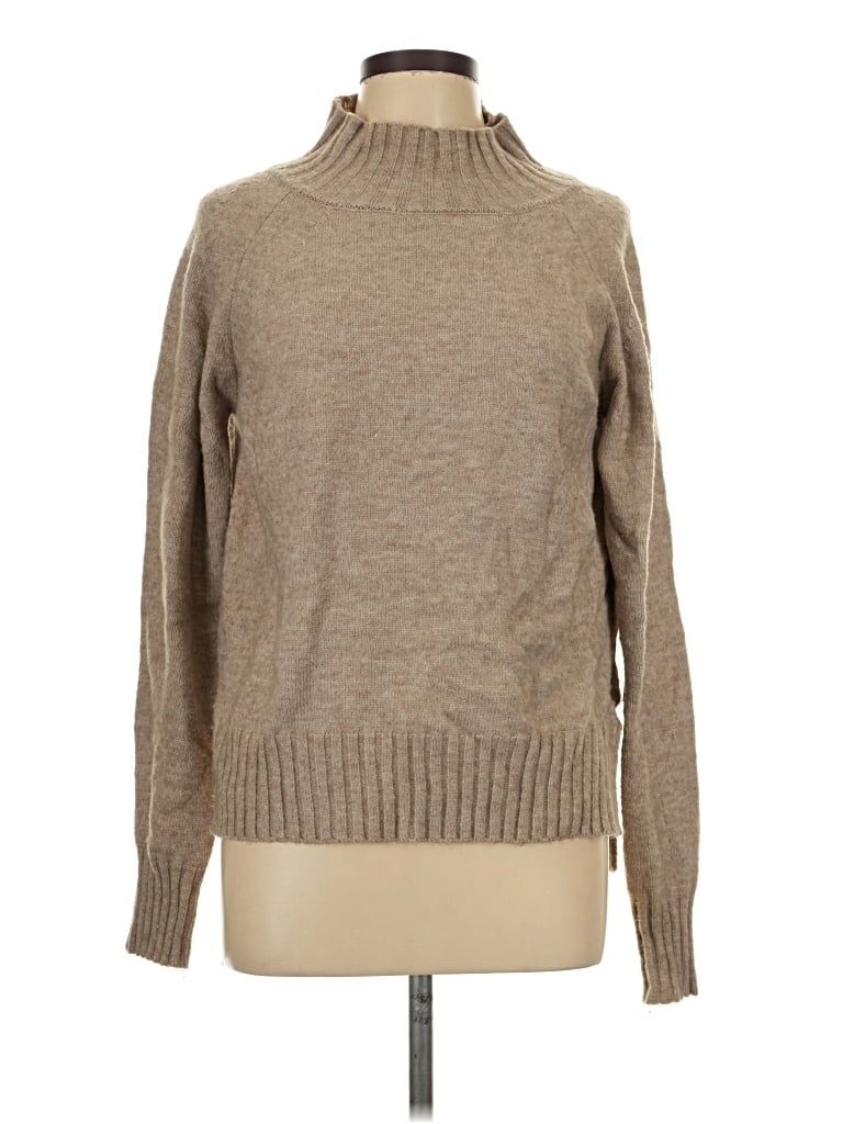 Pre-owned Shein Turtleneck Sweater In Tan